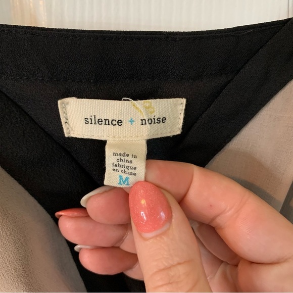 Silence + Noise Urban Outfitters Colorblock Sleeveless Babydoll Dress, size M - Picture 2 of 8